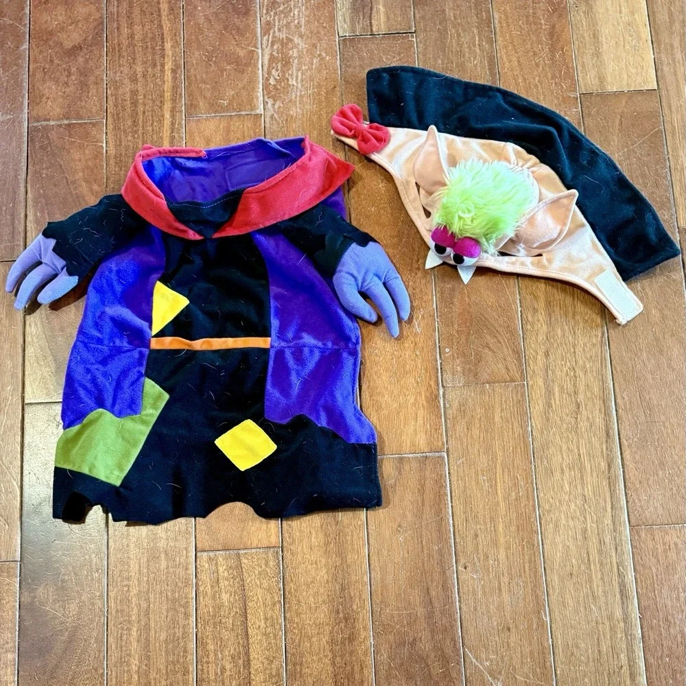 2pc VTG 2004 Target Count Dracula Monster Vampire Halloween Pet Dog Costume Sz S